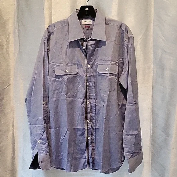 men casual dress shirts Cotton Stripe Casual Shirt